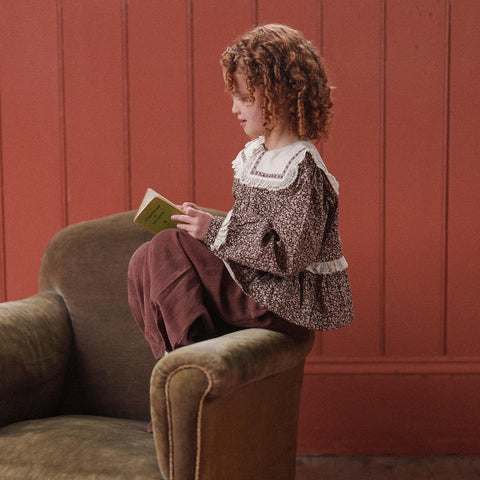 Little Cotton Clothes（リトルコットンクローズ）2025AW Alana Blouse Bracken Floral  ブラウス