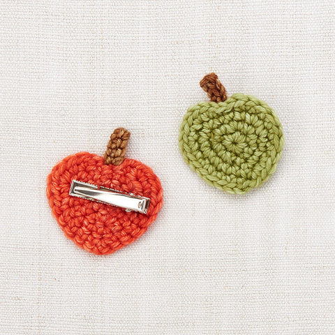 Misha &amp; Puff 2024AW Apple Clip Set Apple hair clip (hair accessory)