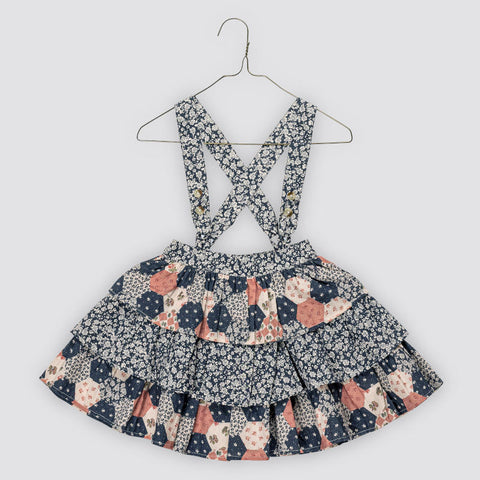 Little Cotton Clothes（リトルコットンクローズ）2026AW Aria Rara Skirt Patchwork Floral   パッチワークスカート