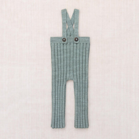 【D1】Misha&Puff（ミーシャアンドパフ）2026aw Baby Rib Longies - Onsen - ベビーリブ編みオーバーオール.