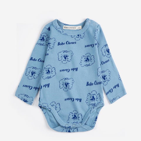 BOBOCHOSES（ボボショーズ）2026SS Pickles The Dog all over body　長袖ロンパース