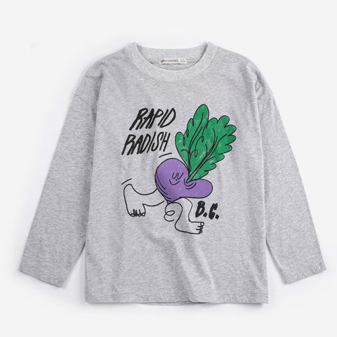 BOBOCHOSES（ボボショーズ）2026SS Rapid Radish long sleeve T-shirt キッズ長袖Tシャツ
