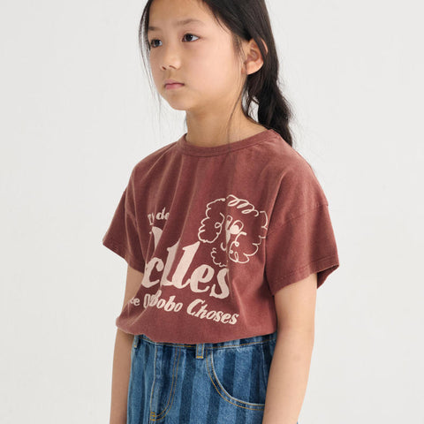 BOBOCHOSES（ボボショーズ）2026SS Pickles The Dog T-shirt キッズ半袖Tシャツ