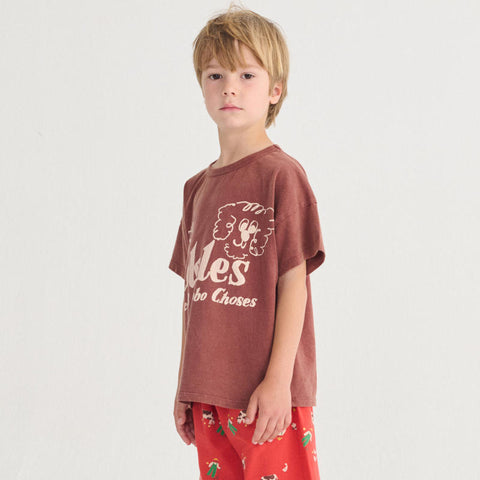 BOBOCHOSES（ボボショーズ）2026SS Pickles The Dog T-shirt キッズ半袖Tシャツ