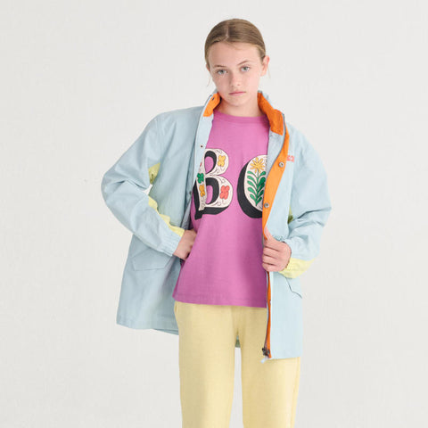 BOBOCHOSES（ボボショーズ）2026SS Spring Letters T-shirt キッズ半袖Tシャツ