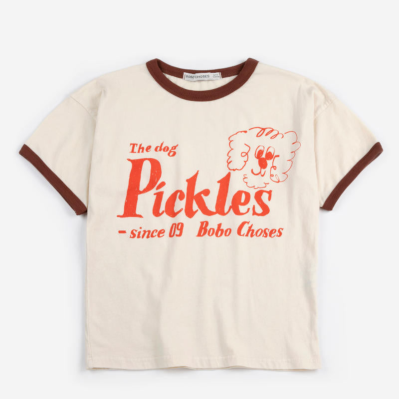 BOBOCHOSES（ボボショーズ）2026SS Pickles The Dog T-shirt キッズ