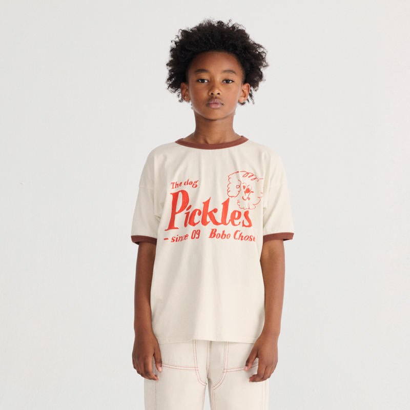 bobochoses パンツ 2-3y BOBOCHOSES（ボボショーズ）2026SS Pickles The Dog T-shirt キッズ