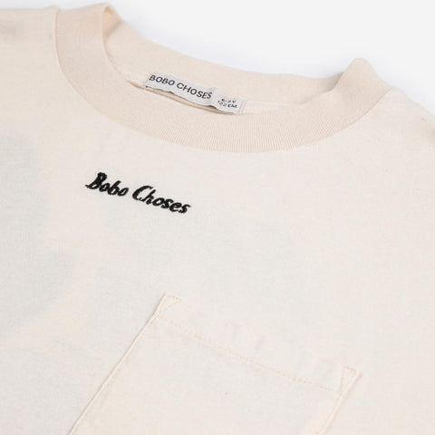 BOBOCHOSES（ボボショーズ）2026SS Rapid Radish oversized T-shirt キッズ半袖Tシャツ