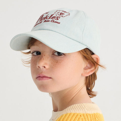 【drop2】BOBOCHOSES（ボボショーズ）2026SS Pickles The Dog denim cap　キャップ、キッズ帽子