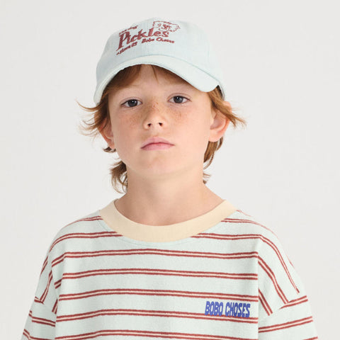 【drop2】BOBOCHOSES（ボボショーズ）2026SS Pickles The Dog denim cap　キャップ、キッズ帽子