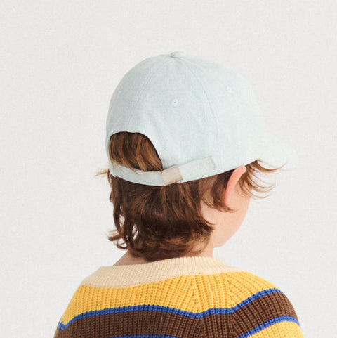【drop2】BOBOCHOSES（ボボショーズ）2026SS Pickles The Dog denim cap　キャップ、キッズ帽子