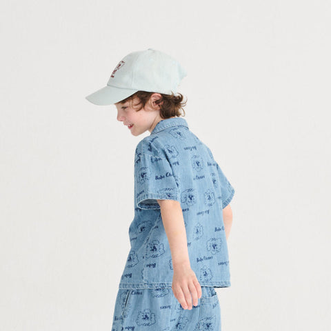 【drop2】BOBOCHOSES（ボボショーズ）2026SS Pickles The Dog denim cap　キャップ、キッズ帽子