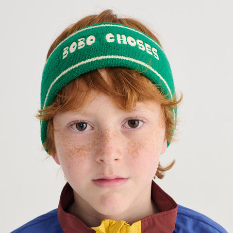 【drop2】BOBOCHOSES（ボボショーズ）2026SS Bobo Choses green terry headband　ヘッドバンド