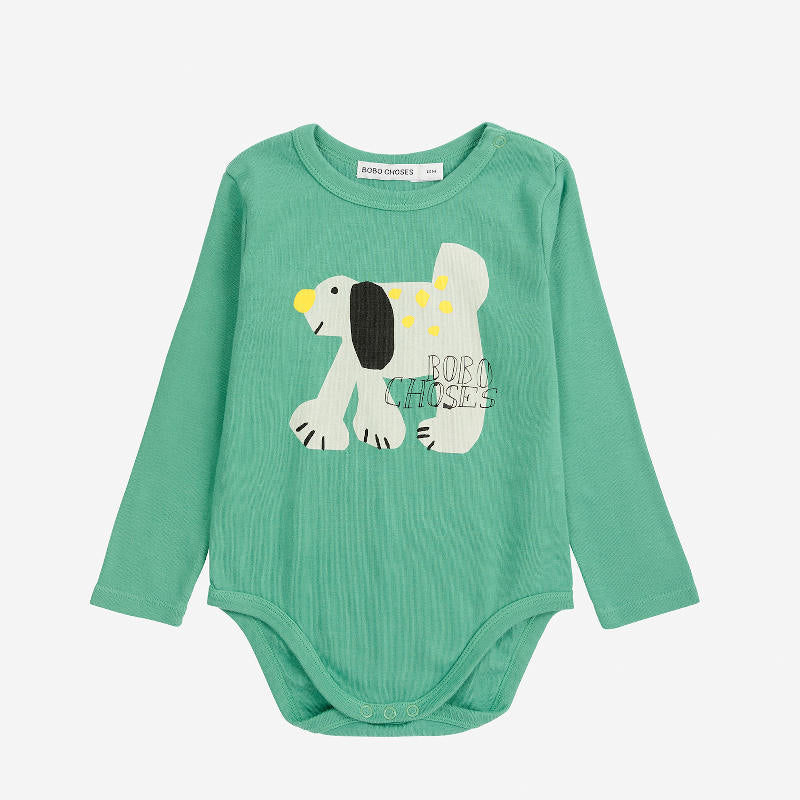 BOBO CHOSES（ボボショーズ）2024AW Baby Fairy Dog body 長袖ロンパース