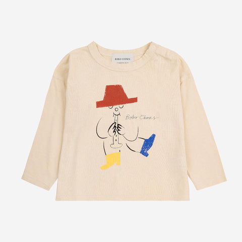 BOBO CHOSES（ボボショーズ）2024AW Baby Magic Flute Player T-shirt 長袖Tシャツ