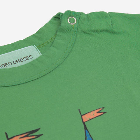 BOBO CHOSES（ボボショーズ）2024AW BabyFaraway Castle T-shirt 長袖Tシャツ