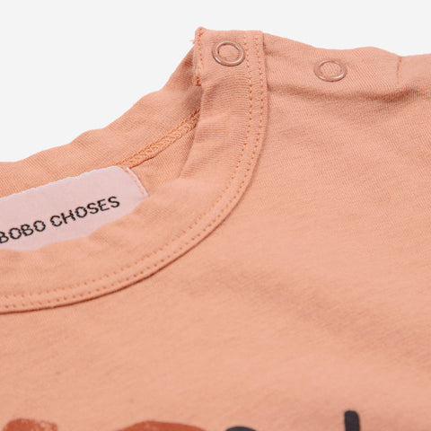 BOBO CHOSES 2024AW Baby Hungry Squirrel T-shirt Long Sleeve T-shirt