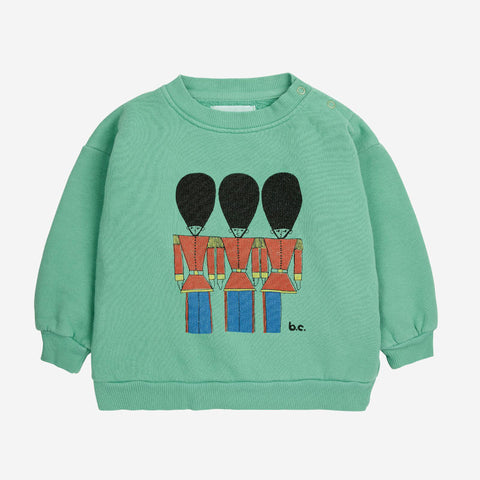 BOBO CHOSES 2024AW Baby Little Tin Soldiers sweatshirt