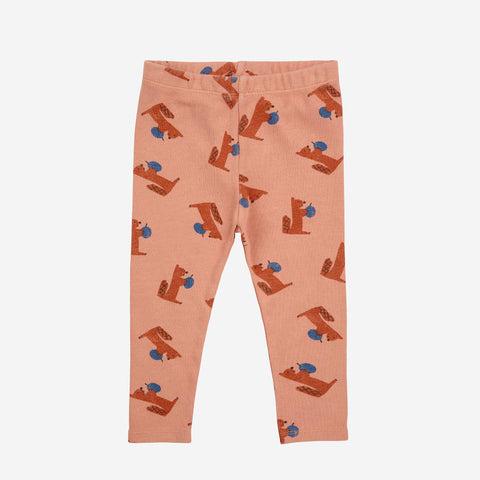 [drop2] BOBO CHOSES 2024AW Baby Hungry Squirrel all over leggings