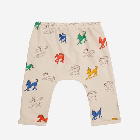 BOBO CHOSES 2024AW Baby Wonder Horse all over harem pants baby pants