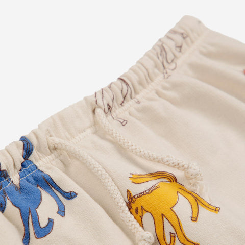 BOBO CHOSES（ボボショーズ）2024AW Baby Wonder Horse all over harem pants　ベビーパンツ