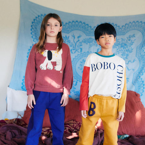 BOBO CHOSES（ボボショーズ）2024AW Fairy Dog sweatshirt キッズスウェットシャツ