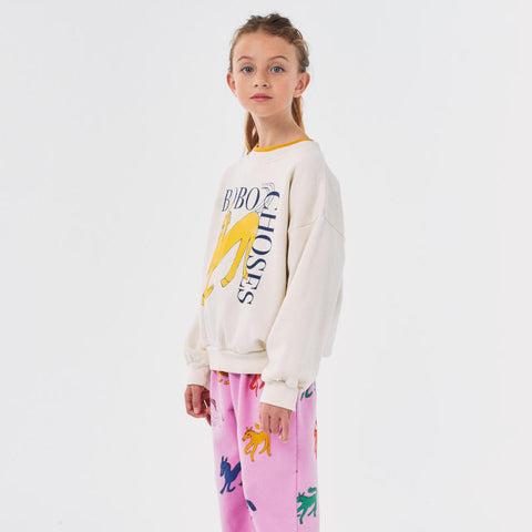 BOBO CHOSES（ボボショーズ）2024AW Wonder Horse sweatshirt キッズスウェットシャツ