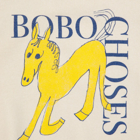 BOBO CHOSES（ボボショーズ）2024AW Wonder Horse sweatshirt キッズスウェットシャツ