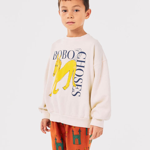 BOBO CHOSES（ボボショーズ）2024AW Wonder Horse sweatshirt キッズスウェットシャツ