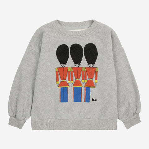 BOBO CHOSES（ボボショーズ）2024AW Little Tin Soldiers sweatshirt キッズスウェットシャツ