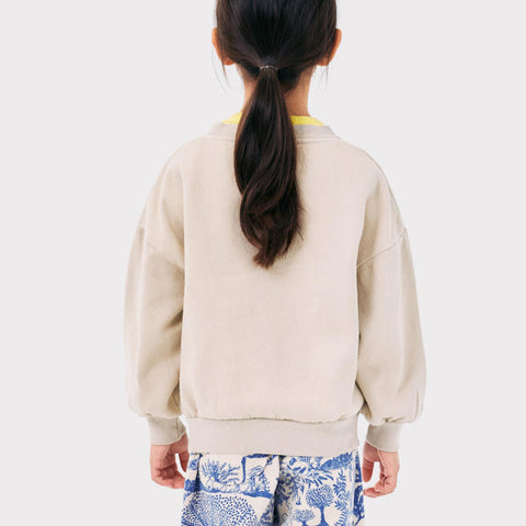 【drop2】BOBO CHOSES（ボボショーズ）2024AW Hungry Squirrel sweatshirt キッズスウェットシャツ