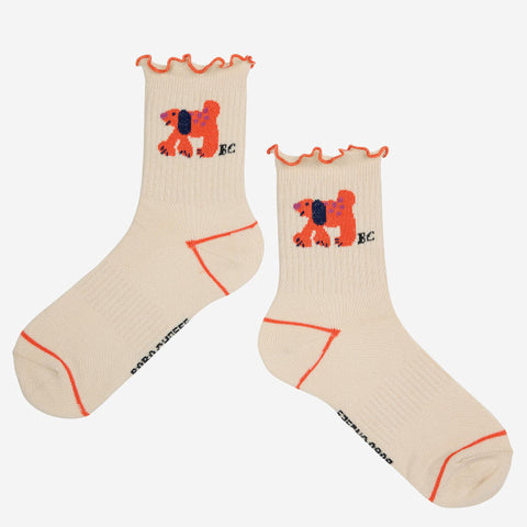 BOBO CHOSES（ボボショーズ）2024AW Fairy Dog short socks キッズソックス