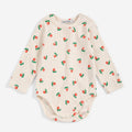 【drop2】BOBOCHOSES（ボボショーズ）2026AW Stamp Bloom all over body 長袖ボディ、ロンパース.