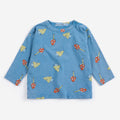 【drop2】BOBOCHOSES（ボボショーズ）2026AW Mush Monster Duo all over T-shirt ベビー長袖Tシャツ.