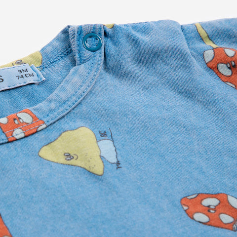 【drop2】BOBOCHOSES（ボボショーズ）2026AW Mush Monster Duo all over T-shirt ベビー長袖Tシャツ.
