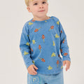 【drop2】BOBOCHOSES（ボボショーズ）2026AW Mush Monster Duo all over T-shirt ベビー長袖Tシャツ.