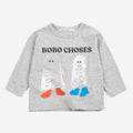 【drop1】BOBOCHOSES（ボボショーズ）2026AW Booty Ghosts T-shirt ベビー長袖Tシャツ.