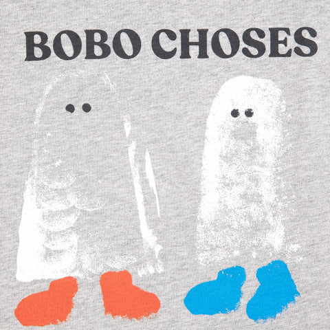 【drop1】BOBOCHOSES（ボボショーズ）2026AW Booty Ghosts T-shirt ベビー長袖Tシャツ.