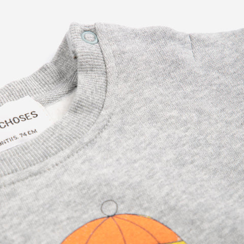 【drop1】BOBOCHOSES（ボボショーズ）2026AW Bigtooth Lemon sweatshirt ベビースウェットシャツ.