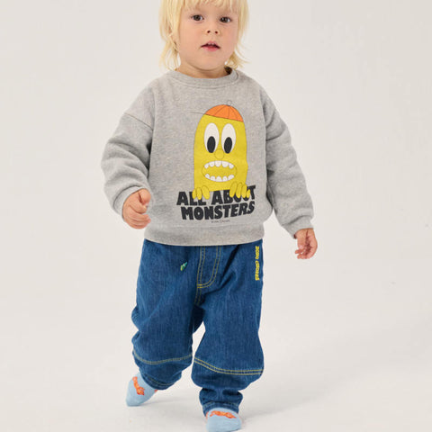 【drop1】BOBOCHOSES（ボボショーズ）2026AW Bigtooth Lemon sweatshirt ベビースウェットシャツ.