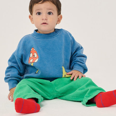 【drop2】BOBOCHOSES（ボボショーズ）2026AW Mush Monster Duo sweatshirt ベビースウェットシャツ