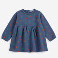 【drop2】BOBOCHOSES（ボボショーズ）2026AW Stamp Bloom all over fleece dress フリースドレス.