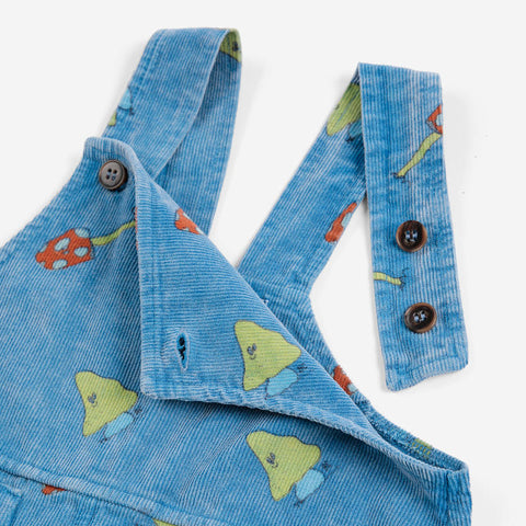 【drop2】BOBOCHOSES（ボボショーズ）2026AW Mush Monster Duo all over corduroy overall コーデュロイオーバーオール.