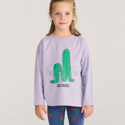 【drop1】BOBOCHOSES（ボボショーズ）2026AW Long Puff T-shirt キッズ長袖Tシャツ.