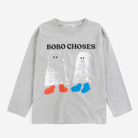 【drop1】BOBOCHOSES（ボボショーズ）2026AW Booty Ghosts T-shirt キッズ長袖Tシャツ.