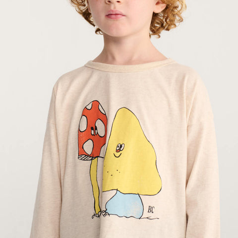 【drop2】BOBOCHOSES（ボボショーズ）2026AW Mush Monster Duo T-shirt キッズ長袖Tシャツ.
