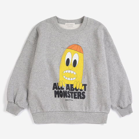 【drop1】BOBOCHOSES（ボボショーズ）2026AW Bigtooth Lemon sweatshirt キッズスウェットシャツ.