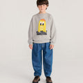 【drop1】BOBOCHOSES（ボボショーズ）2026AW Bigtooth Lemon sweatshirt キッズスウェットシャツ.