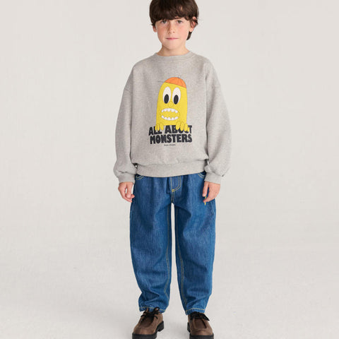 【drop1】BOBOCHOSES（ボボショーズ）2026AW Bigtooth Lemon sweatshirt キッズスウェットシャツ.