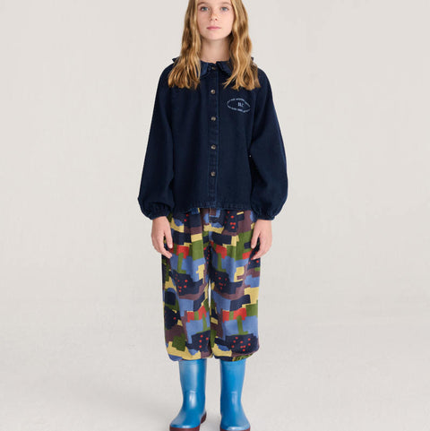【drop2】BOBOCHOSES（ボボショーズ）2026AW Paint Forest all over corduroy pants キッズコーデュロイパンツ